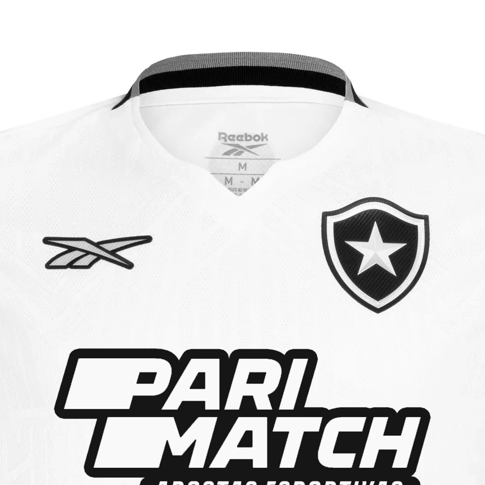 Camisa Botafogo Third 2024/2025 Todos Patrocínios Branca