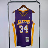 Regata Lakers Retrô Mitchell & Ness 1999/2000 Shaquille O'Neal Roxa