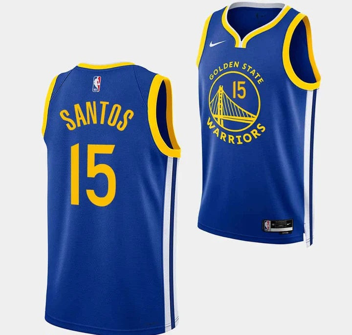 Regata NBA Golden State Warriors Icon Edition 24/25 Gui Santos Azul