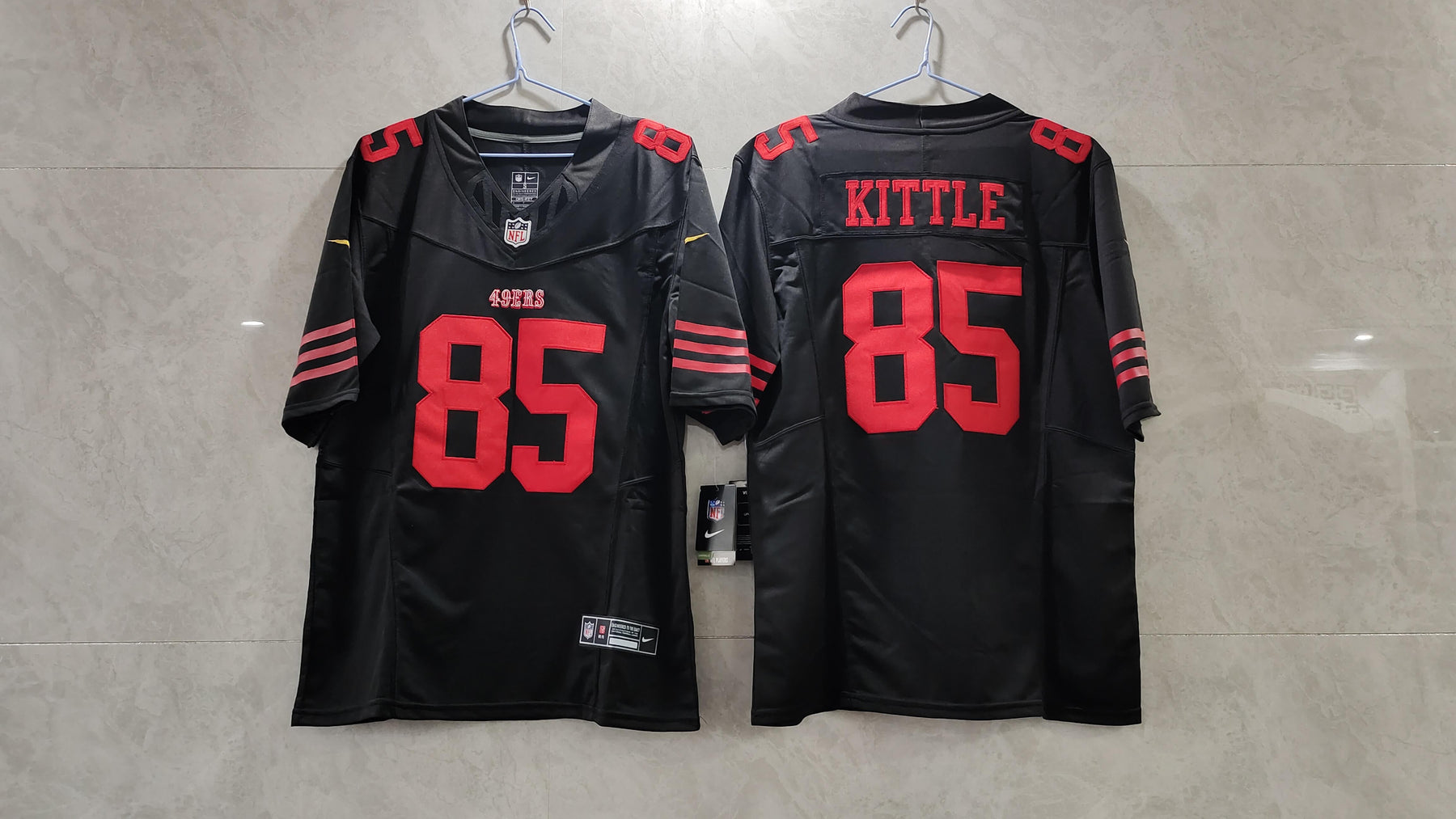 Camisa NFL San Francisco 49ers Vapor F.U.S.E. Limited Preta