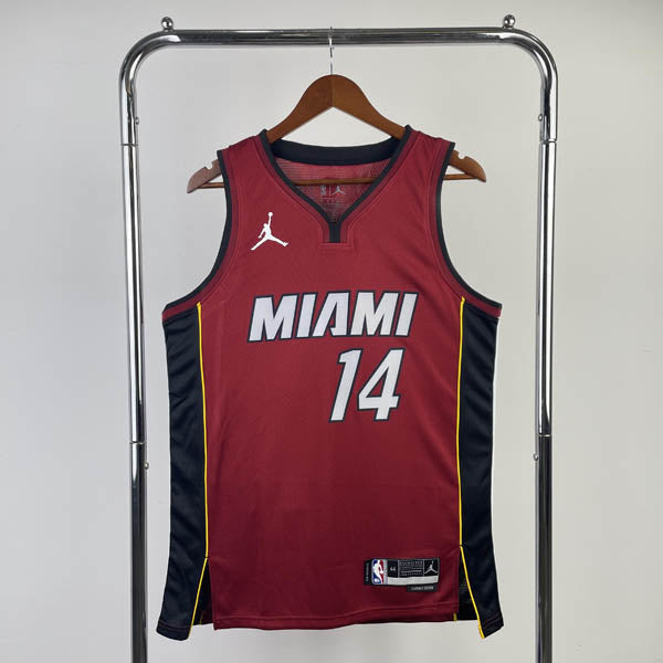 Regata NBA Miami Heat Statement Edition 23/24 Tyler Herro Vermelha