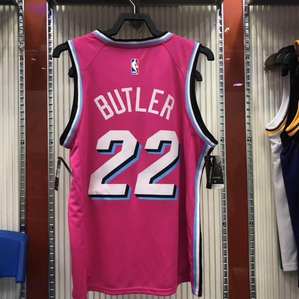 Regata NBA Miami Heat Vice Edition Jimmy Butler Rosa