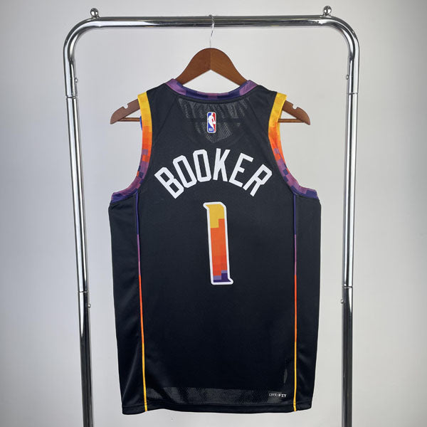 Regata NBA Phoenix Suns Statement Edition 23/24 Devin Booker Preta