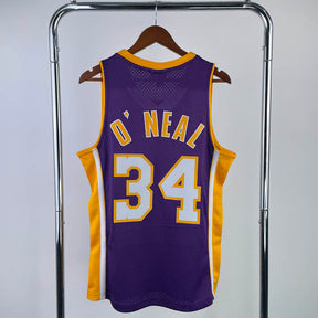 Regata Lakers Retrô Mitchell & Ness 1999/2000 Shaquille O'Neal Roxa