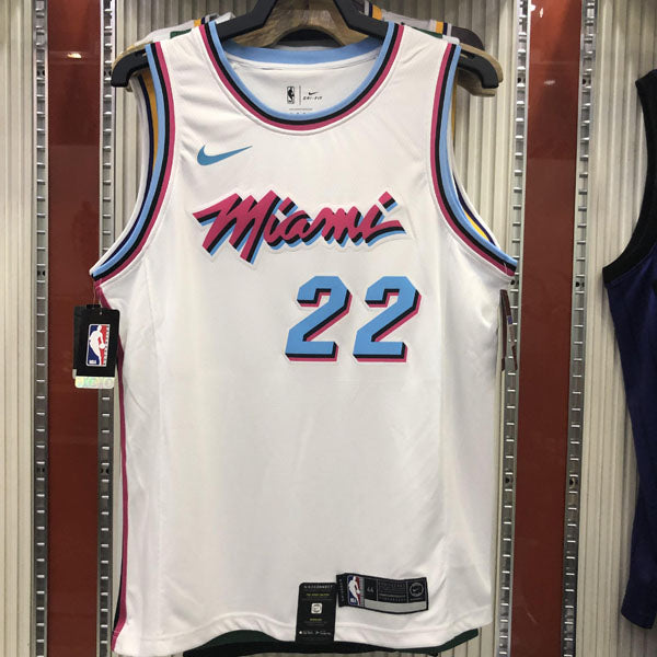 Regata NBA Miami Heat Vice Edition Jimmy Butler Branca