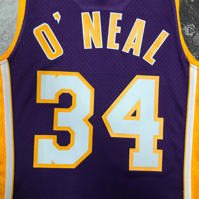 Regata Lakers Retrô Mitchell & Ness 1999/2000 Shaquille O'Neal Roxa