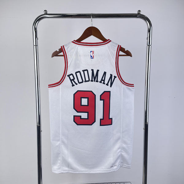 Regata NBA Chicago Bulls Association 23/24 Dennis Rodman Branca