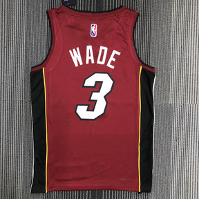 Regata NBA Miami Heat Statement Edição 75 anos Dwayne Wade Vermelha