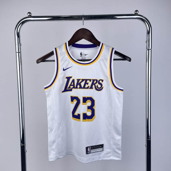 Regata Infantil NBA Los Angeles Lakers LeBron James 23 Branca