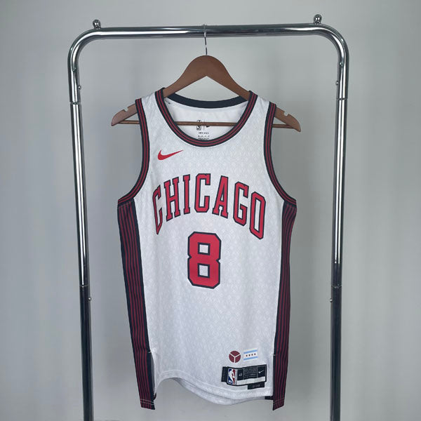 Regata NBA Chicago Bulls City Edition 22/23 Zach LaVine Branca