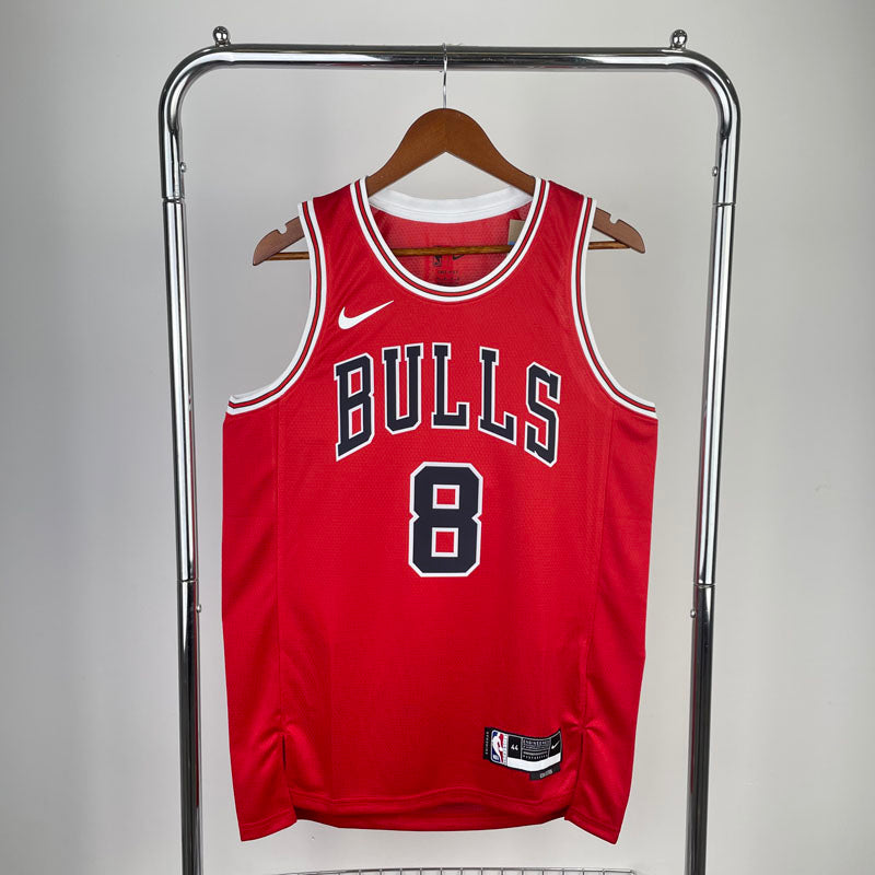 Regata NBA Chicago Bulls Icon Edition 24/25 Zach LaVine Vermelha