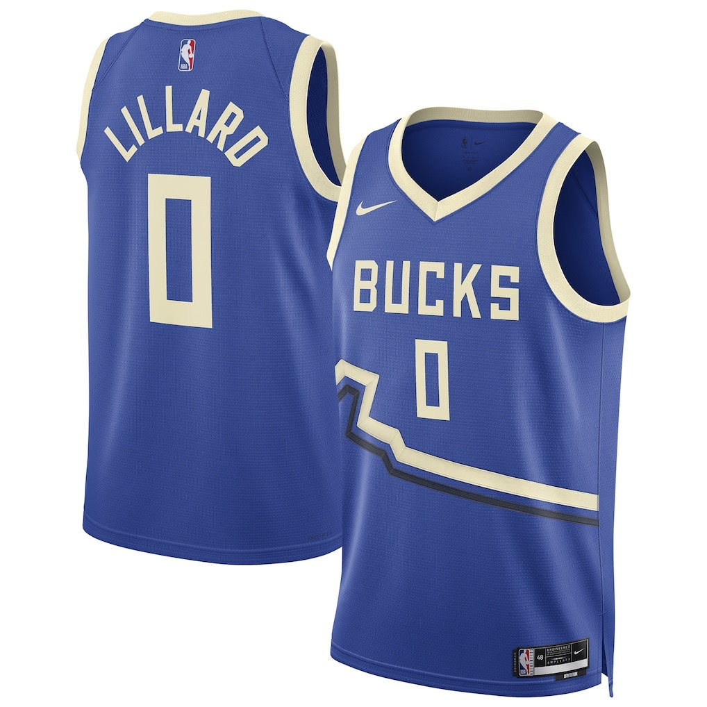 Regata NBA Milwaukee Bucks City Edition 24/25 Damian Lillard