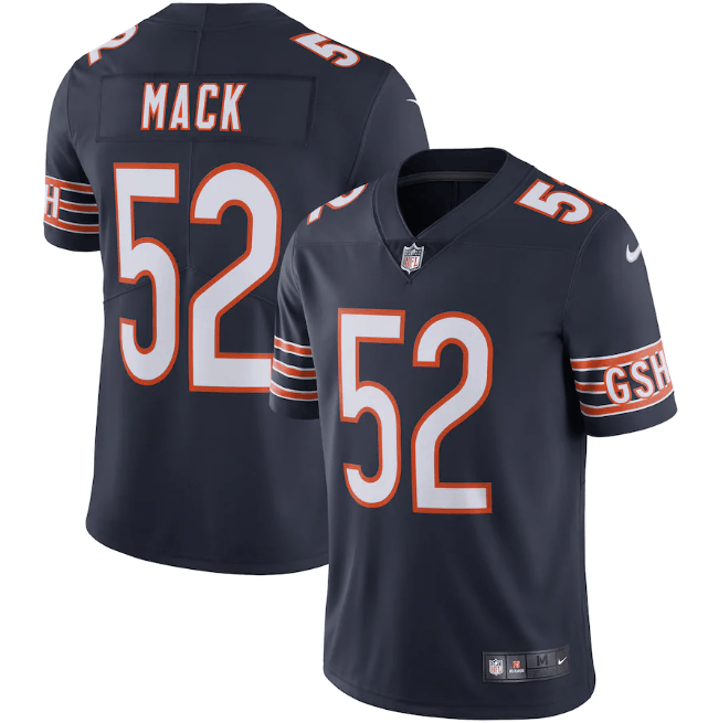 Camisa NFL Chicago Bears Vapor Limited Azul