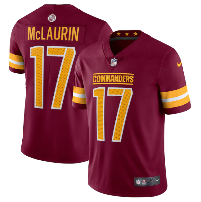 Camisa NFL Washington Commanders Vapor Limited Vermelha