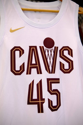 Regata NBA Cleveland Cavaliers Associaton Edition Donovan Mitchell Branca