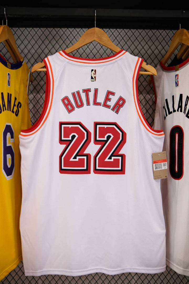 Regata NBA Miami Heat Classic Edition 22/23 Jimmy Butler Branca