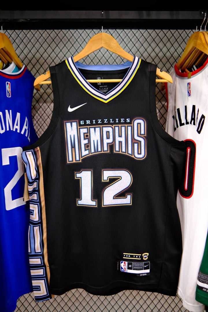 Regata NBA Memphis Grizzlies City Edition 22/23 Ja Morant Preta