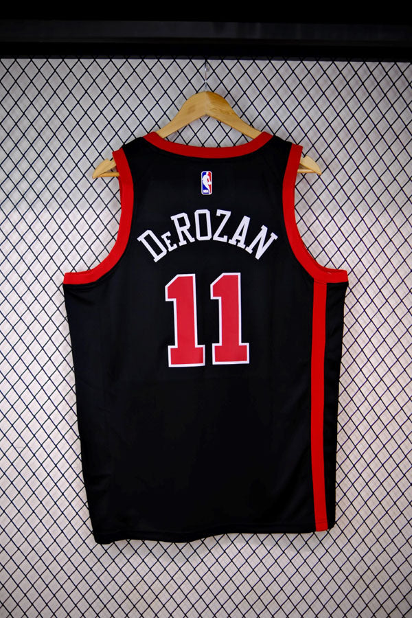 Regata NBA Chicago Bulls City Edition 23/24 Demar DeRozan Preta