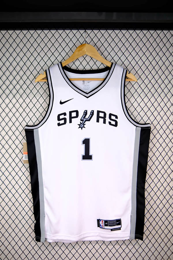 Regata NBA San Antonio Spurs 23/24 Victor Wembanyama Branca