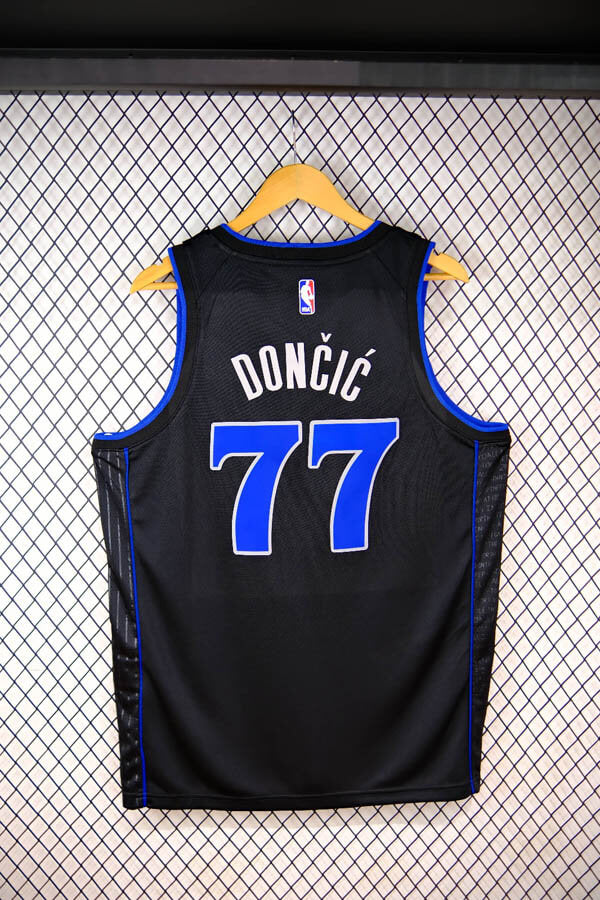 Regata NBA Dallas Mavericks City Edition 23/24 Luka Doncic Preta