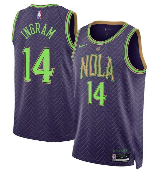 Regata NBA New Orleans Pelicans City Edition 24/25 Brandon Ingram