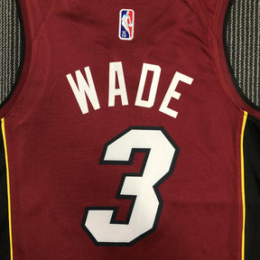 Regata NBA Miami Heat Statement Edição 75 anos Dwayne Wade Vermelha