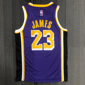 Regata NBA Los Angeles Lakers Edição Diamante 75 anos 21/22 Lebron James 23 Roxa