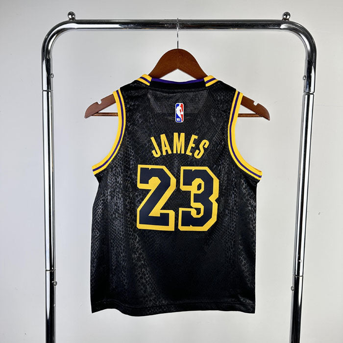 Regata Infantil NBA Los Angeles Lakers LeBron James 23 Preta