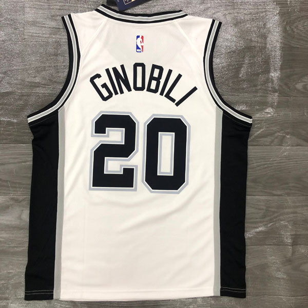 Regata NBA San Antonio Spurs Manu Ginóbili Branca