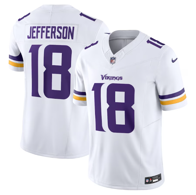 Camisa NFL Minnesota Vikings Vapor F.U.S.E. Limited Branca