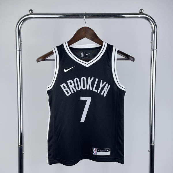 Regata Infantil NBA Brooklyn Nets Kevin Durant Preta