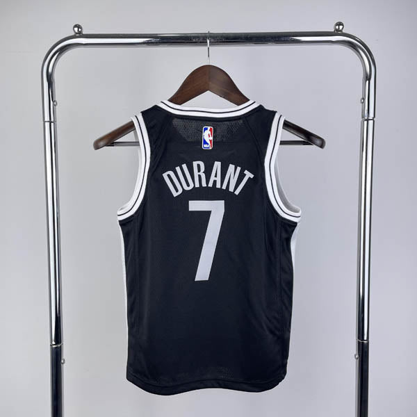 Regata Infantil NBA Brooklyn Nets Kevin Durant Preta