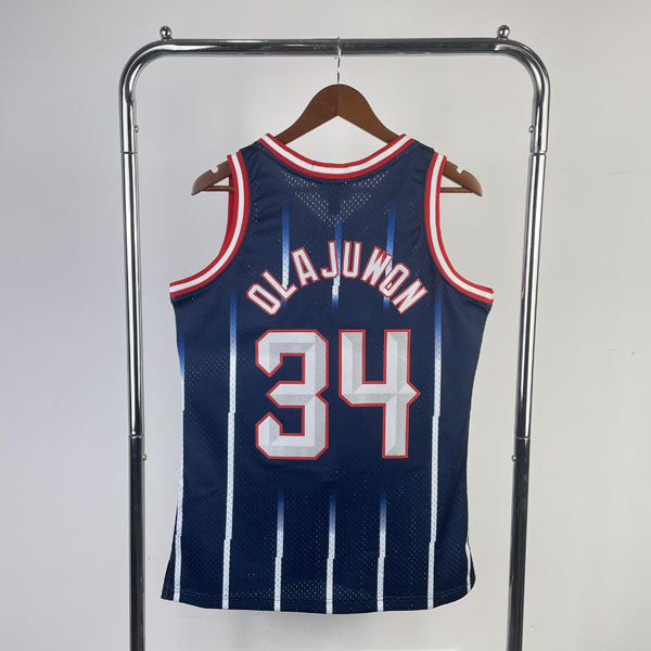 Regata Houston Rockets Retrô Mitchell & Ness 1996/1997 Hakeem Olajuwon