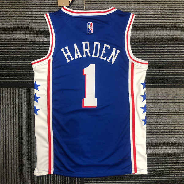 Regata NBA Philadelphia 76ers Edição 75 anos 21/22 James Harden Azul