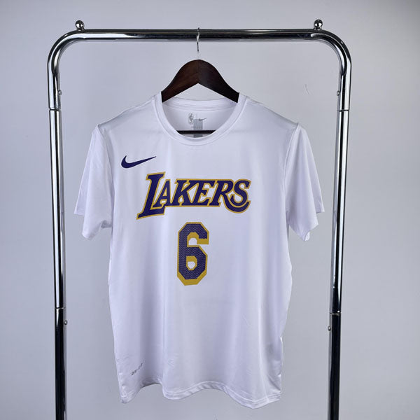 Camiseta NBA Los Angeles Lakers LeBron James DRI-FIT Branca