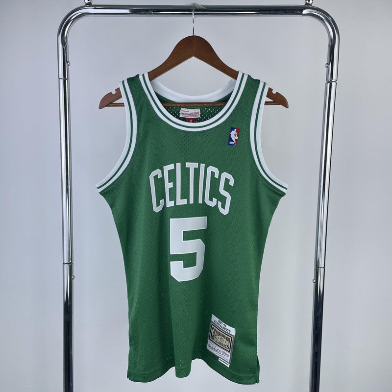 Regata NBA Boston Celtics Retrô Mitchell & Ness 07/08 Kevin Garnett Verde