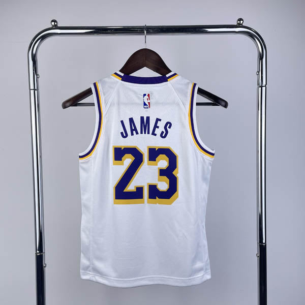 Regata Infantil NBA Los Angeles Lakers LeBron James 23 Branca