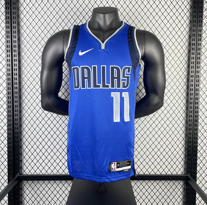 Regata NBA Dallas Mavericks Icon Edition 24/25 Kyrie Irving Azul