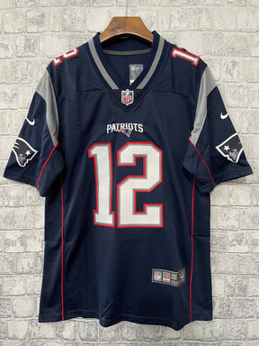 Camisa NFL New England Patriots Vapor Limited Azul Brady