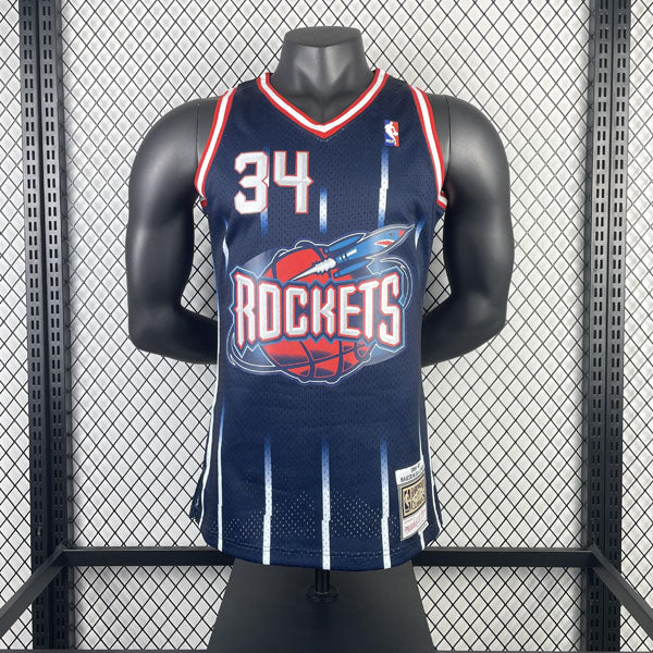 Regata Houston Rockets Retrô Mitchell & Ness 1996/1997 Hakeem Olajuwon