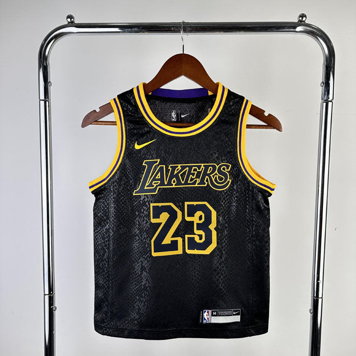 Regata Infantil NBA Los Angeles Lakers LeBron James 23 Preta