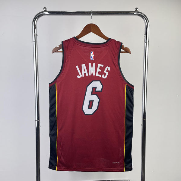 Regata NBA Miami Heat Statement Edition LeBron James Vermelha