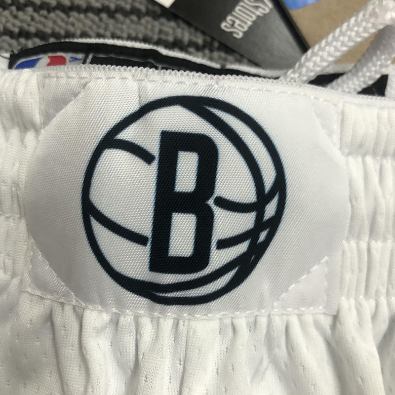 Short NBA Brooklyn Nets Association Edição 75 anos 21/22 Branco