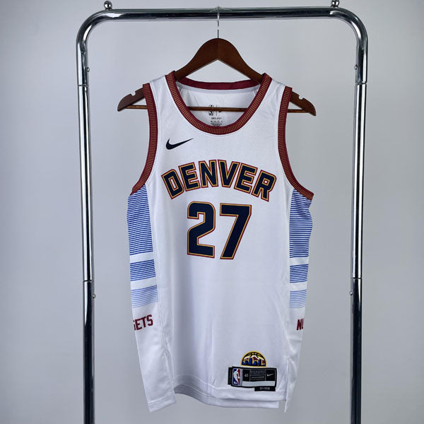 Regata NBA Denver Nuggets City Edition 22/23 Jamal Murray Branca