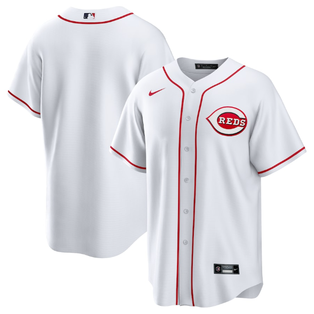 Camisa MLB Cincinnati Reds Branca Torcedor