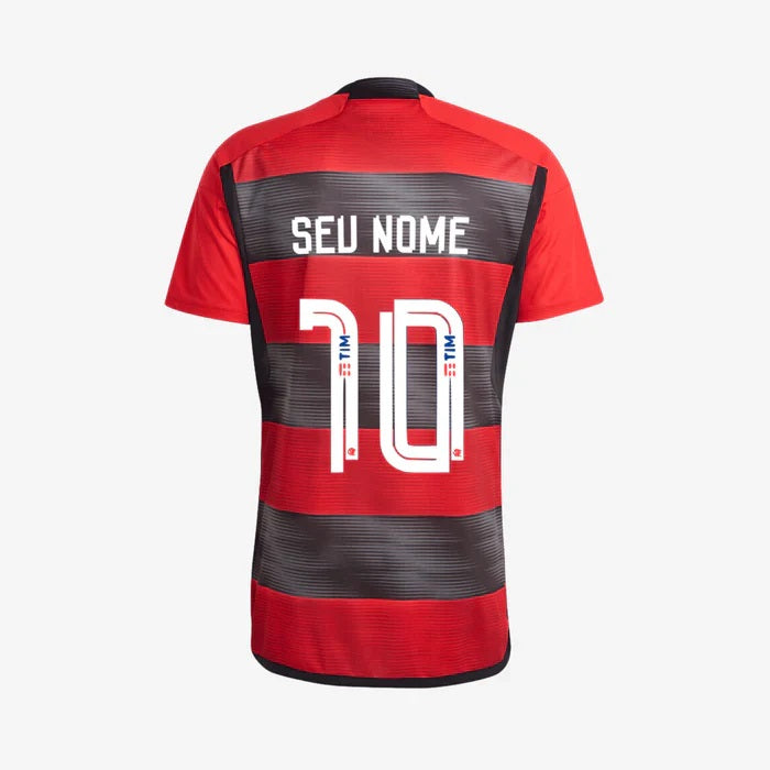 Camisa Flamengo I 23/24 Vermelha/Preta Masculina